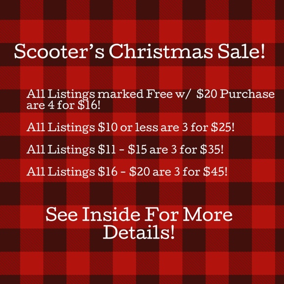 🎄 Scooter’s Christmas Sale! 🎄 - Picture 1 of 2